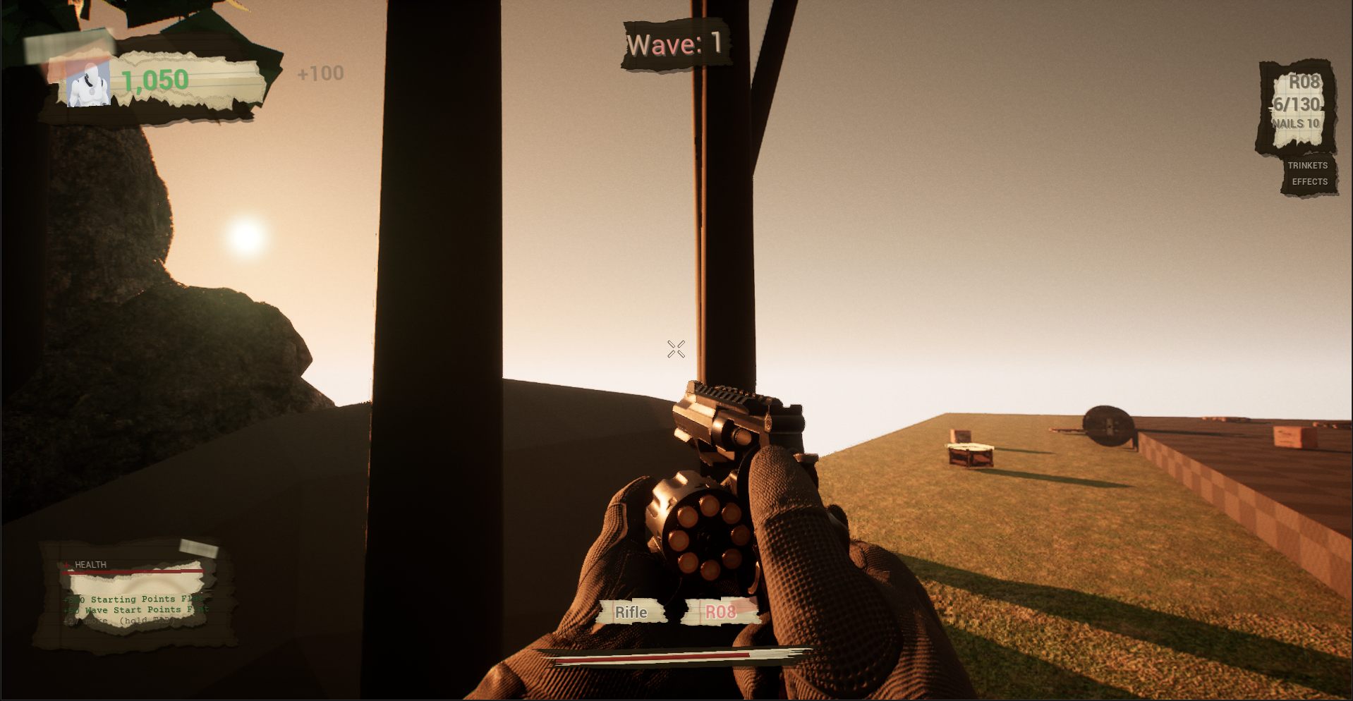 Svera Defense gameplay on Riverside: open ground, no walls to hide behind