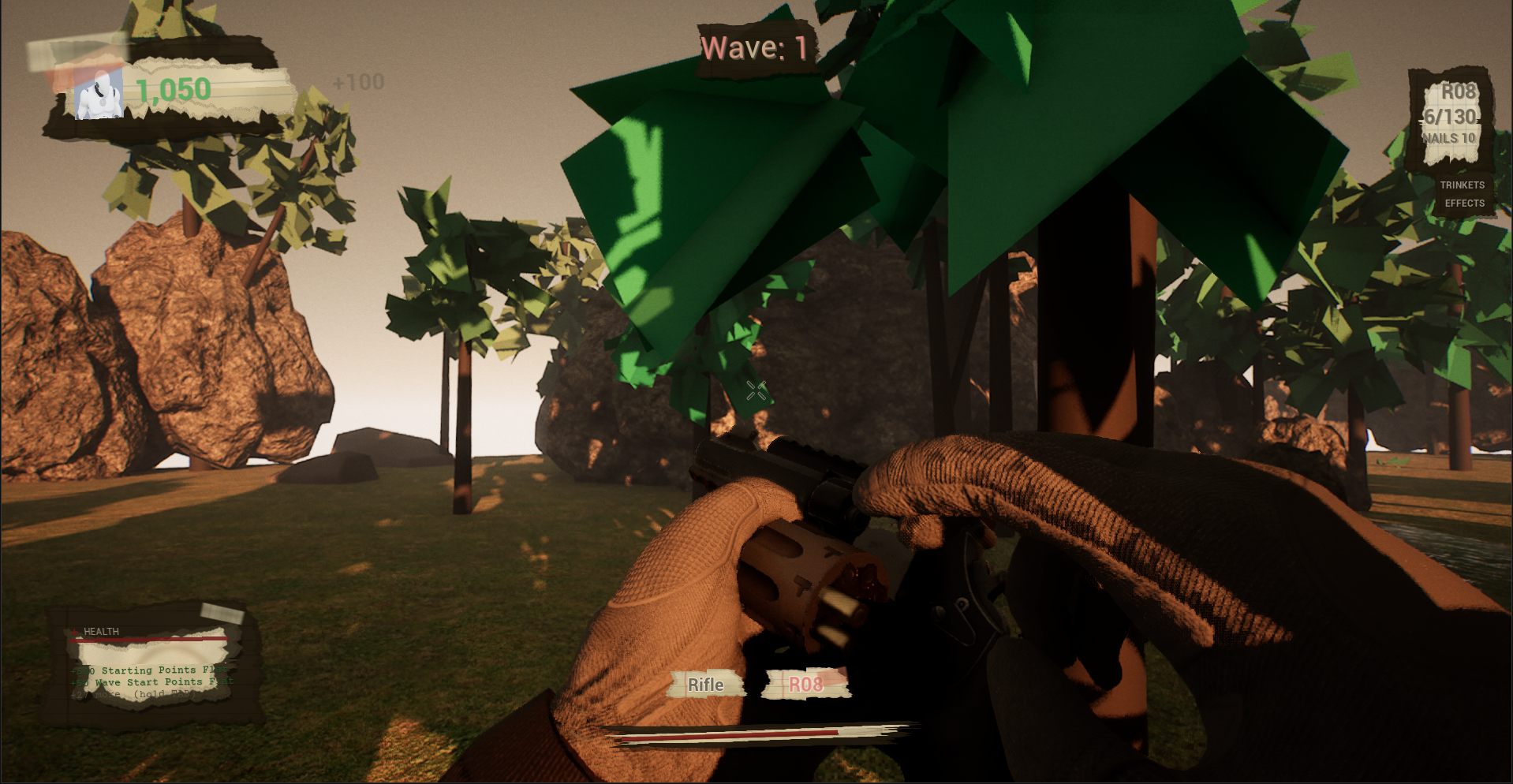 Svera Defense gameplay on Riverside: open ground, no walls to hide behind